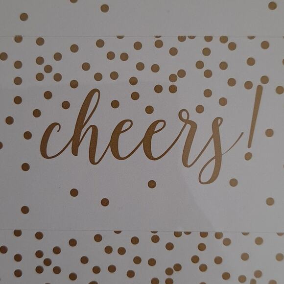 CHEERS Metallic Gold Labels Stickers 20-pack - Picture 4 of 5